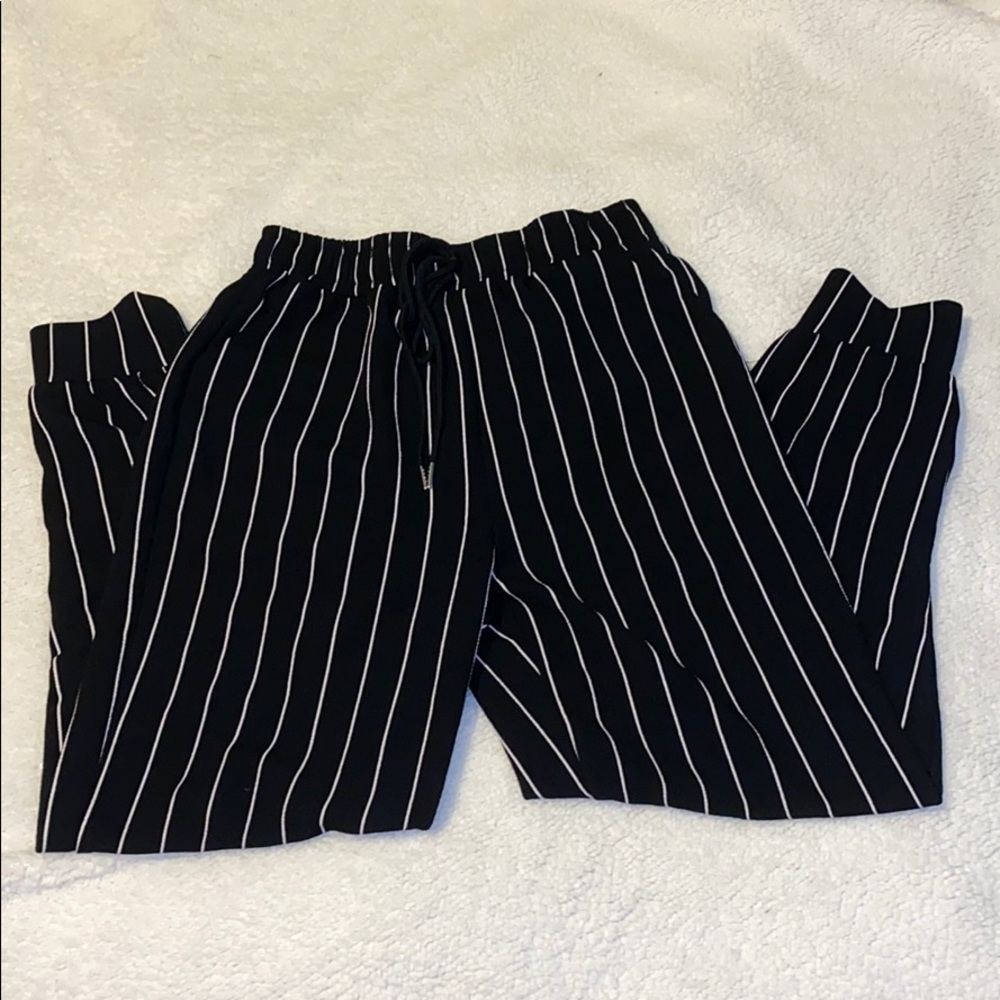 SHEIN black & white pants